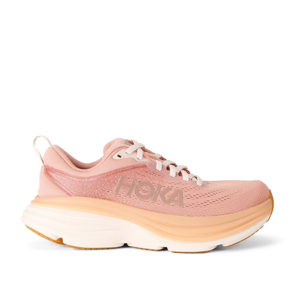 Hoka Women’s Pink Peach Running Sneakers